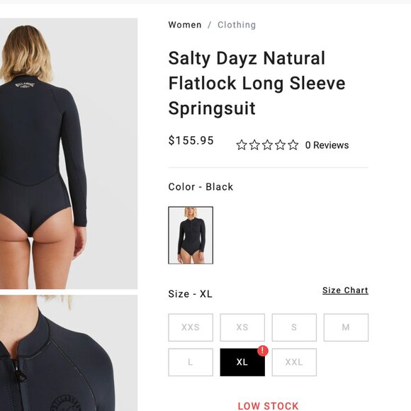 BILLABONG - Salty Dayz - Surf Capsule Long Sleeve Springsuit Wetsuit  RARE - Picture 3 of 8